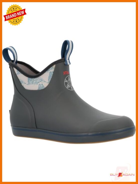 6in Ankle Rain Boot - Waterproof Pull-On Slip-Resistant Mesh Liner